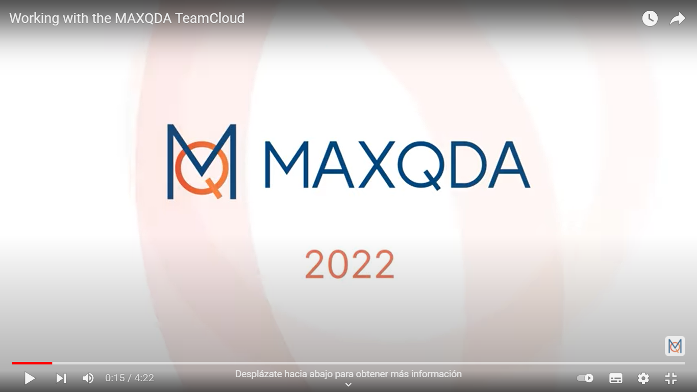 Presentamos MAXQDA 2022