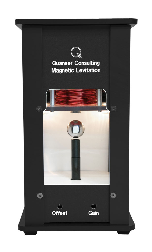 a continuación se muestra  el sistema de levitación magnética de Quanser